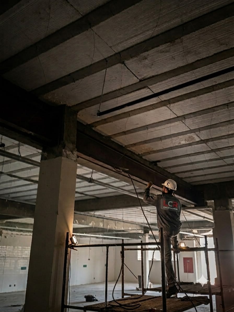 Reforço de Estrutura · Fórum de Cidade Ocidental